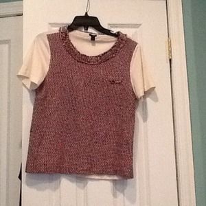 J. Crew tweed t-shirt