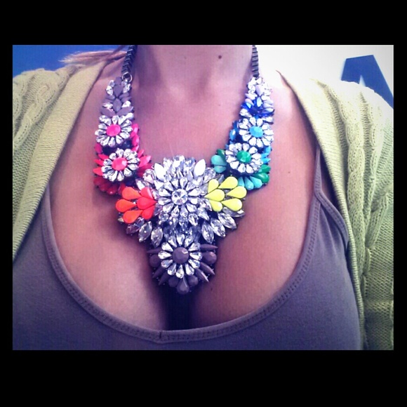 Shourouk style necklace HUGE
