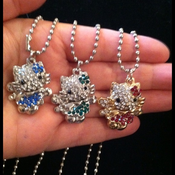 CHRISTMAS SPECIAL HELLO KITTY NECKLACES $10 each - Picture 2 of 2