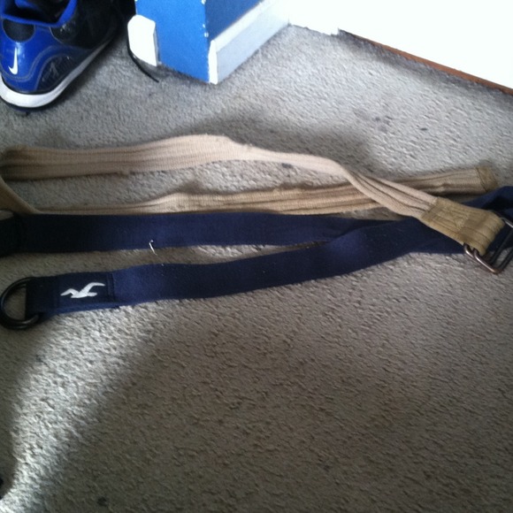 Two previously loved men's/boy's belts!