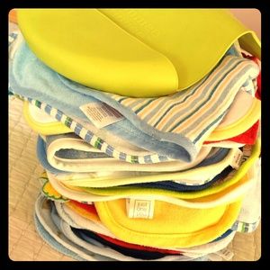 20 + Baby bibs & washcloths