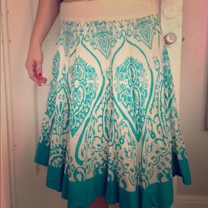 Beautiful Anthropologie tea length skirt