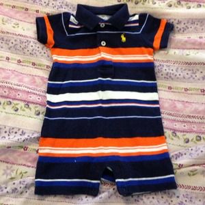 Polo onesie for baby boy