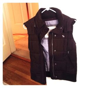 Abercrombie & Fitch Chocolate Brown Vest