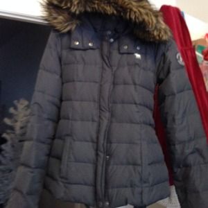 Grey Abercrombie and Fitch coat