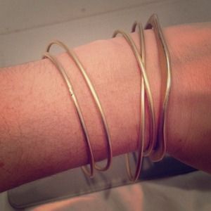 Gold bangles