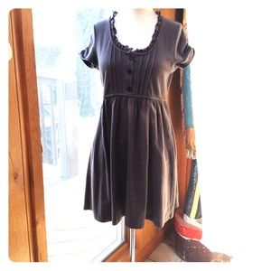 Alice Temperley taupe baby doll dress