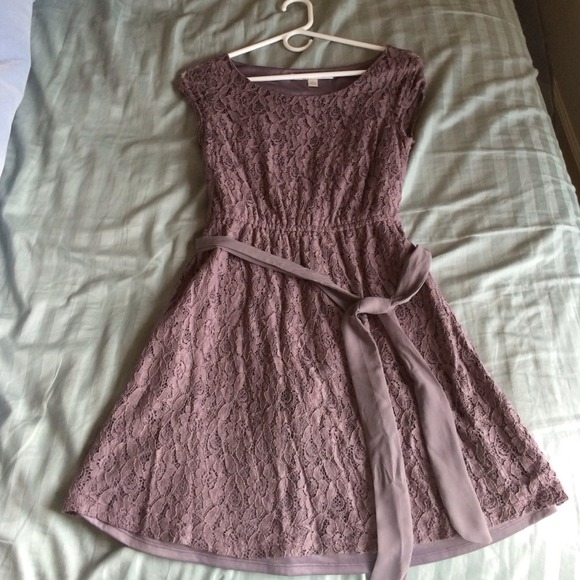 LC purple lace dress