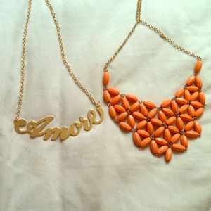 Two almost new necklaces