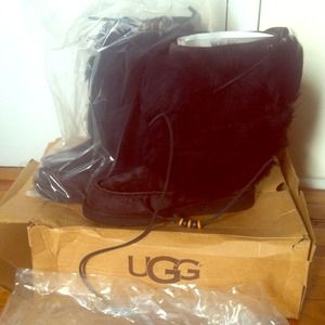 UGG Australia Rainer Women's Boots Sz 8 BLACK NEW