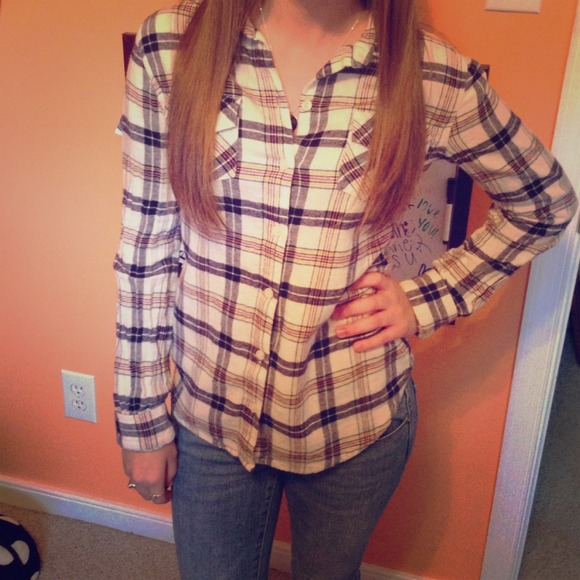 Plaid flannel shirt!