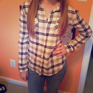 Plaid flannel shirt!