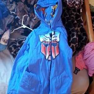 Reversible transformers hoodie