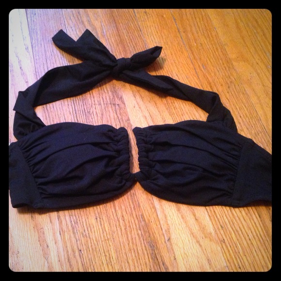 Victoria's Secret black bathing suit top