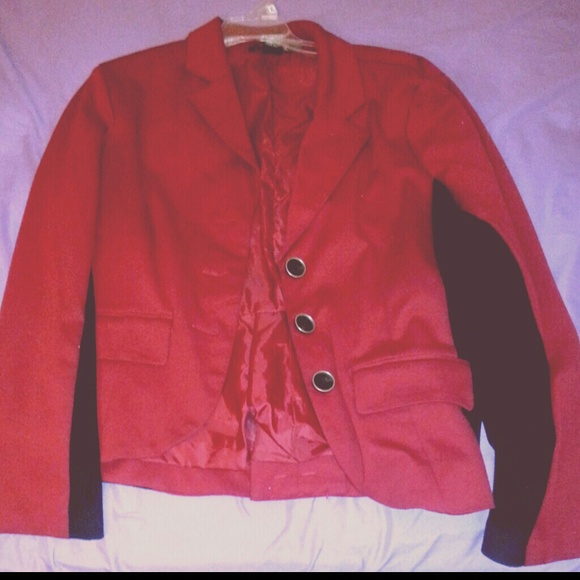 Black & Red Blazer