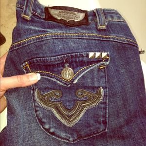 Express Rerock bootcut denim / 6 💕💕