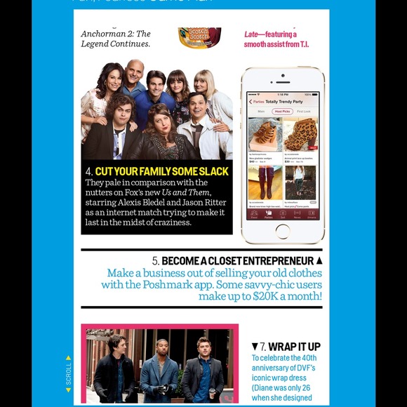 Poshmark featured in Cosmo January 2014