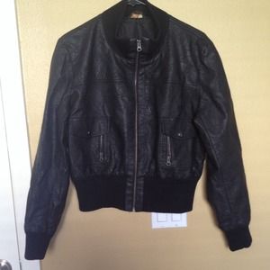 Faux Leather Jacket