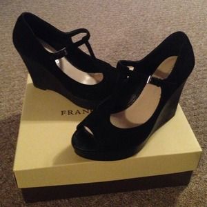 L-Sahara, Sexy suede black open toe