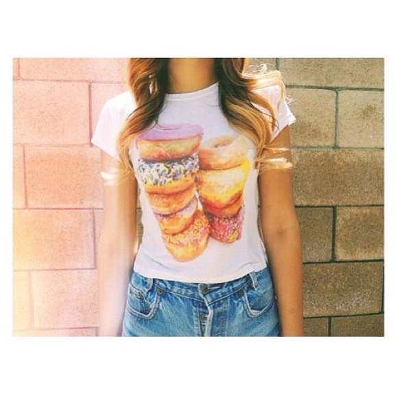 Brandy Melville Tops - Brandy Melville Donut Crop Top