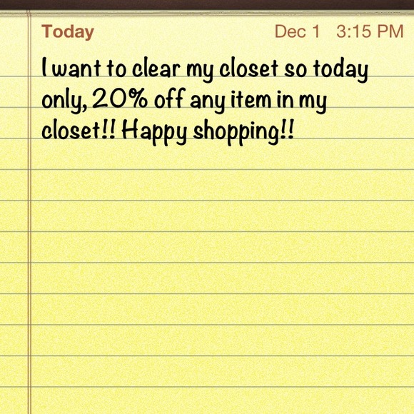 All items in my closet