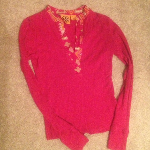 ⚡Sold⚡🍀Tory Burch pink top