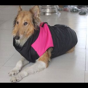 Large dog nylon zipper jacket XL