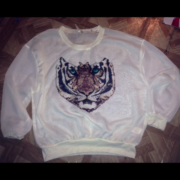 Tiger sheer shirt