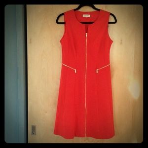 Red Calvin Klein Dress