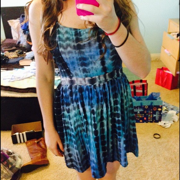 Blue Strappy Forever21 Dress