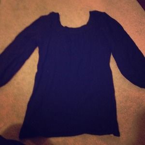 Midnight blue 3/4 length sweater from Forever 21