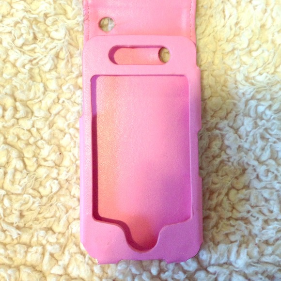Pink leather iphone 4/4S Case