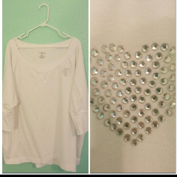 White slouchy top~