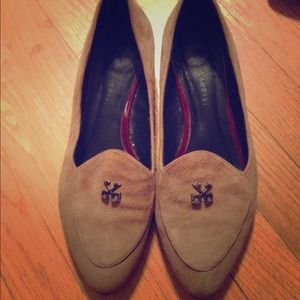 Rebecca Minkoff Suede taupe flat shoes