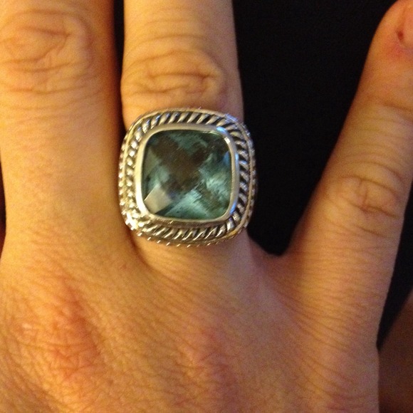 David Yurman Inspired Silver Ring