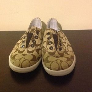 Monogram Coach Tennis Shoes