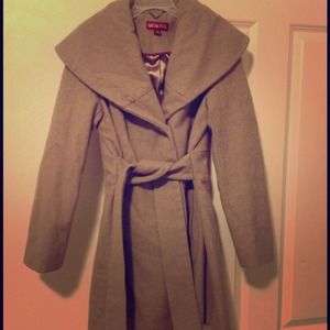 Target Jacket with Oversized Collar