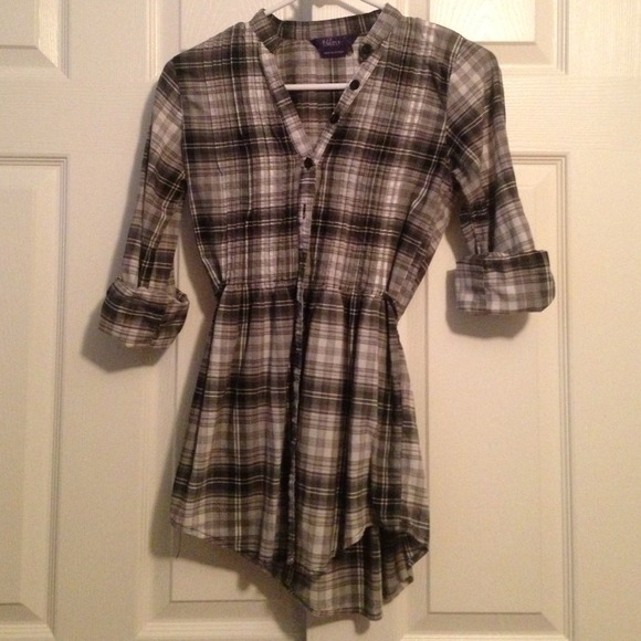 Plaid button up