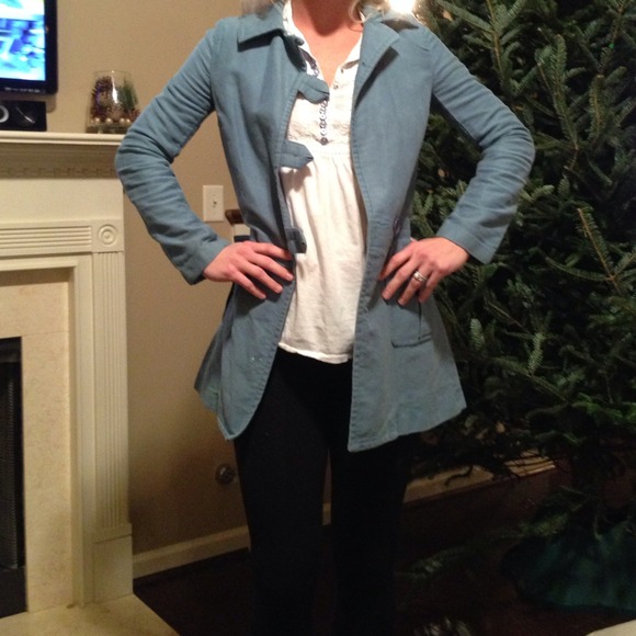 Marc Jacob's coat. Light teal/blue gray color