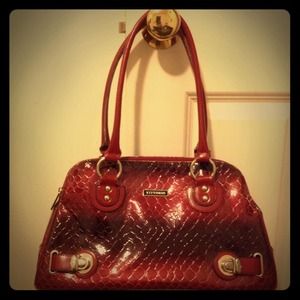 Beautiful Red Vittorio Handbag and Wallet!