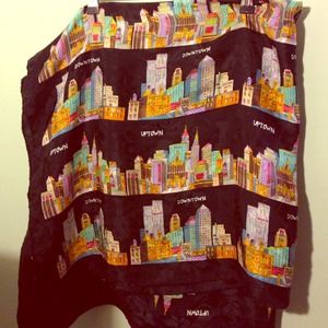 Nicole Miller silk scarf