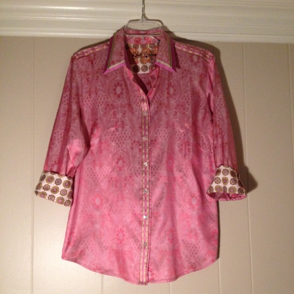 Robert Graham silk shirt. Size XL.