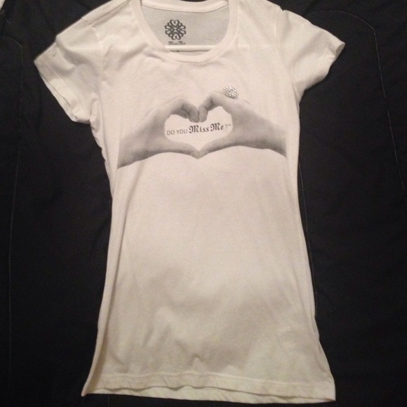 Miss Me Tshirt! With rhinestones
