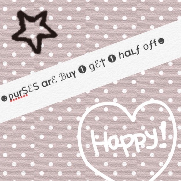 🔴BUY ONE GET ONE HALF OFF!!🔴 ON ANY PURSE❗️