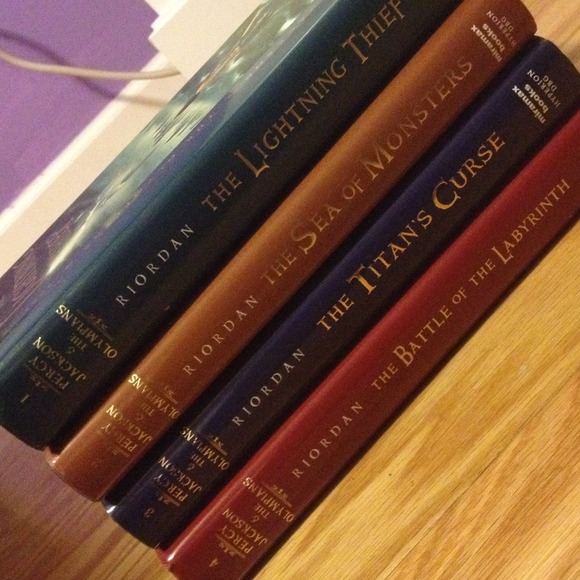 The Percy Jackson books 1-4