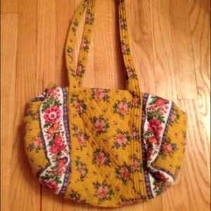 Vintage Vera Bradley duffle in Merigold