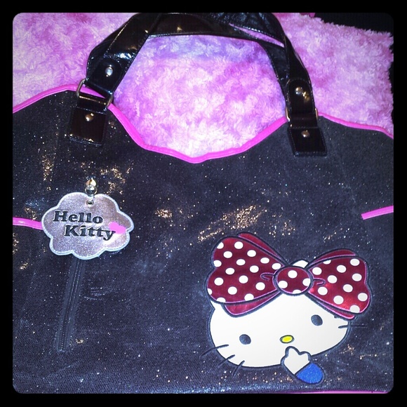 Large Hello Kitty glitter bag