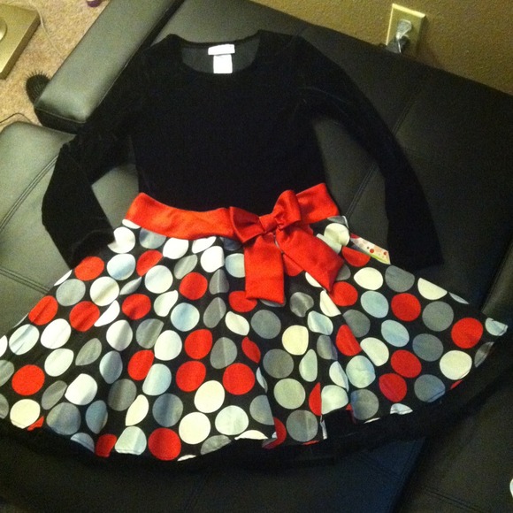 Black holiday dress.