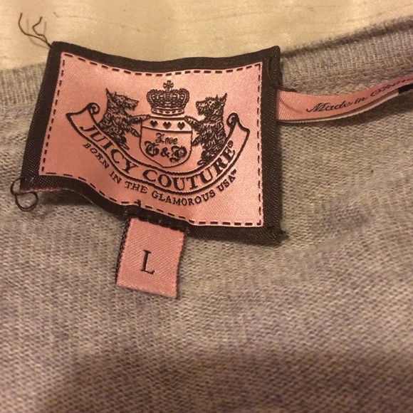 Gray Juicy Couture sweater