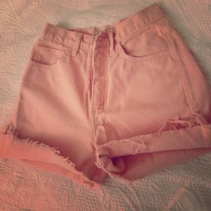 High waisted vintage guess cutoffs